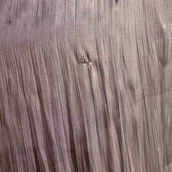 Sunfere Shirley Gold Ruffled Midi Dress - Picture 12 of 14